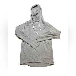 Athleta Idyllwild Hoodie Marled Grey Pullover Athletic Casual Small